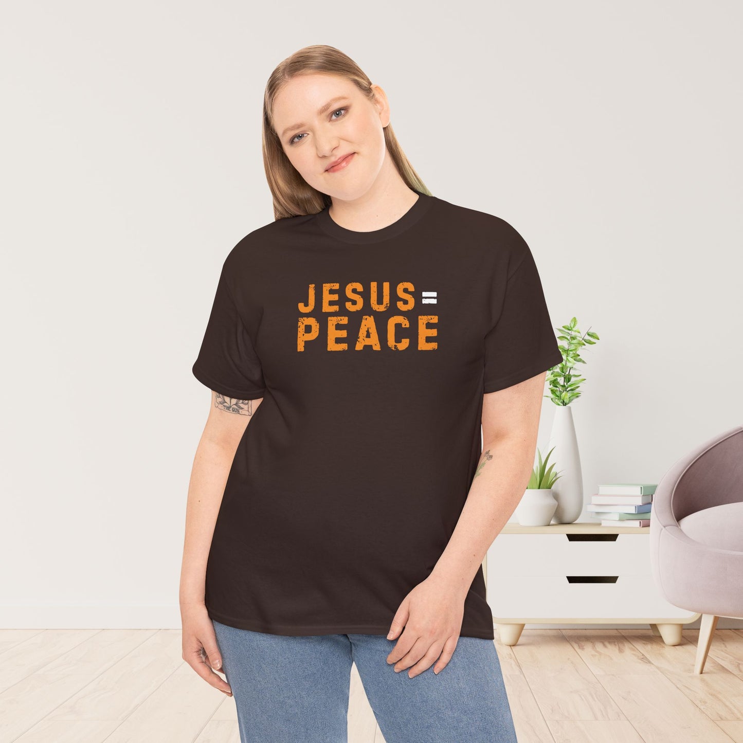 Jesus is Peace Heavy Cotton Tee