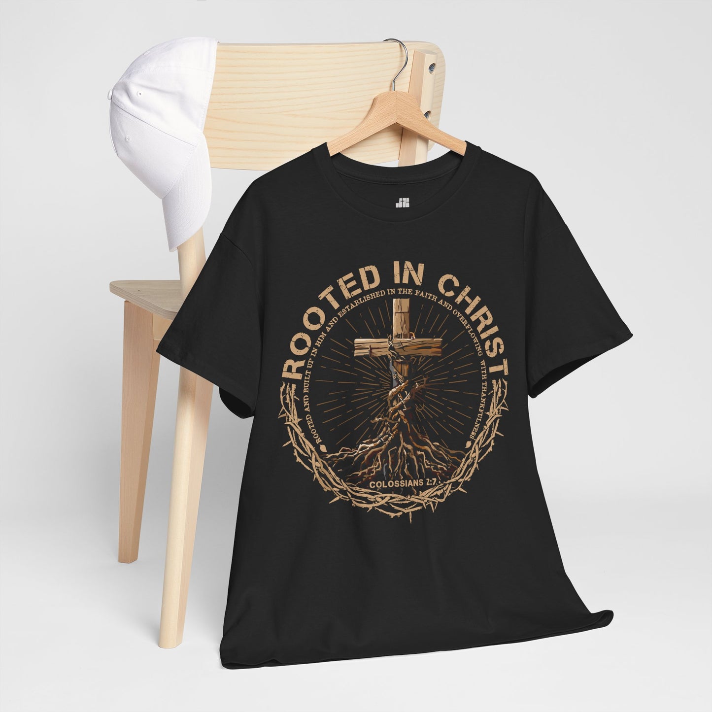 Rooted in Christ Heavy Cotton Tee