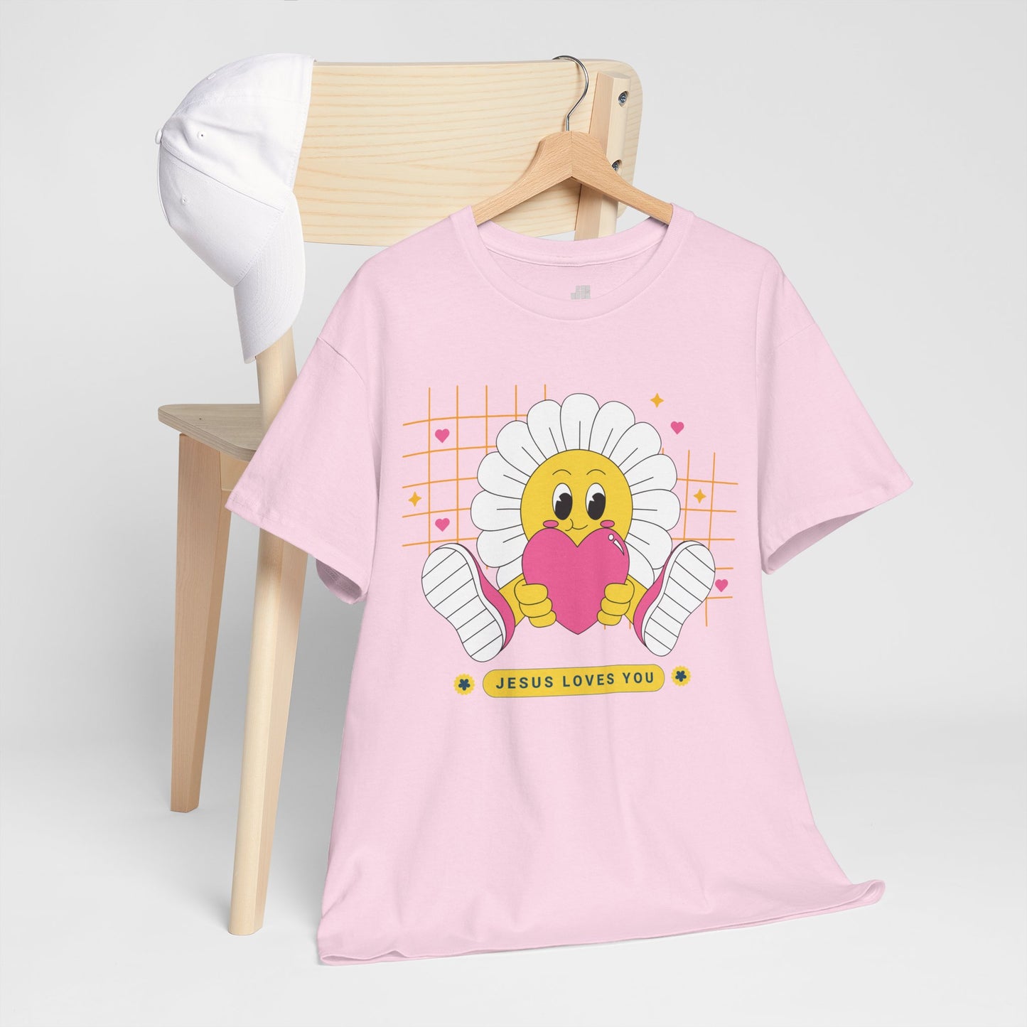 Jesus Loves You Heavy Cotton Tee