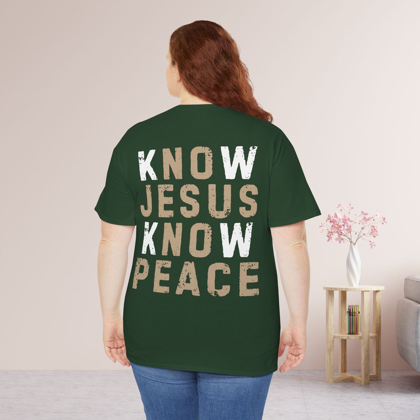 Jesus is Peace Heavy Cotton Tee