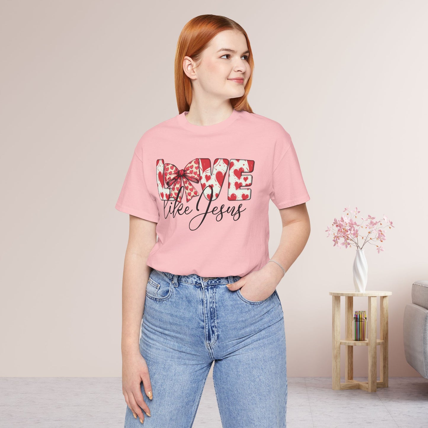 Love Like Jesus Soft Cotton Tee - Christian Shirt