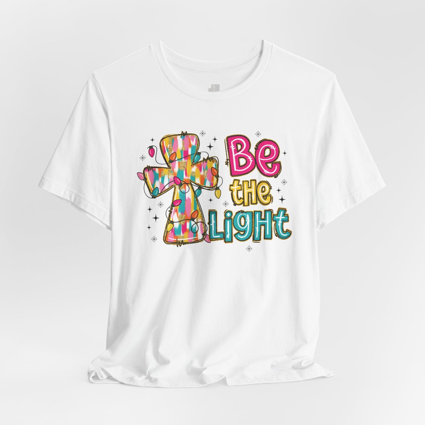 Be The Light Soft Cotton Tee - Christian Christmas Shirt