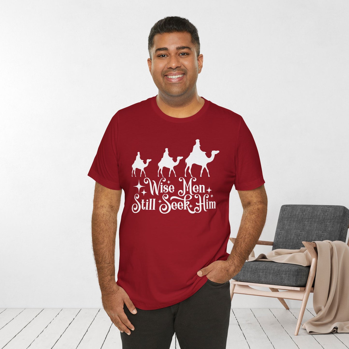 Wise Men Still Seek Him Soft Cotton Tee - Christian Christmas Shirt