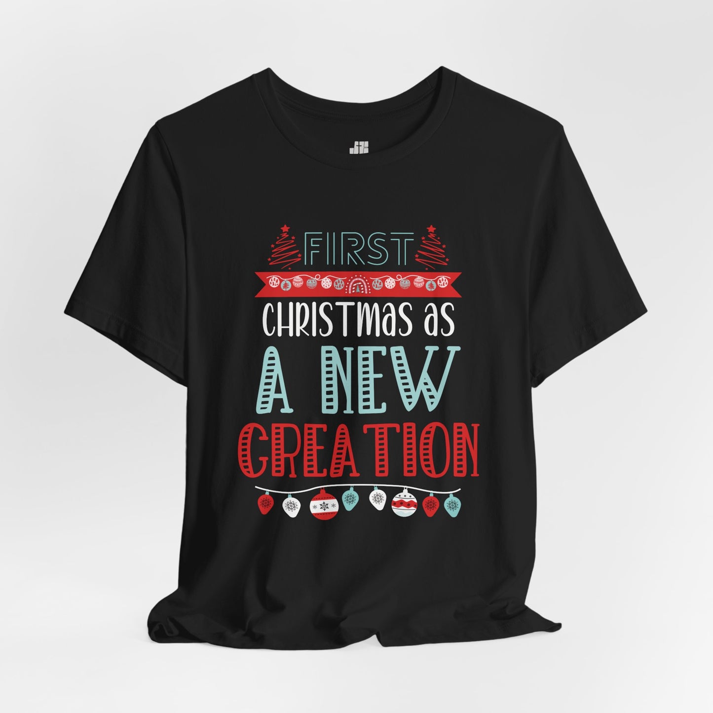 First Christmas As a New Creation Soft Cotton Tee - First Christmas Shirt