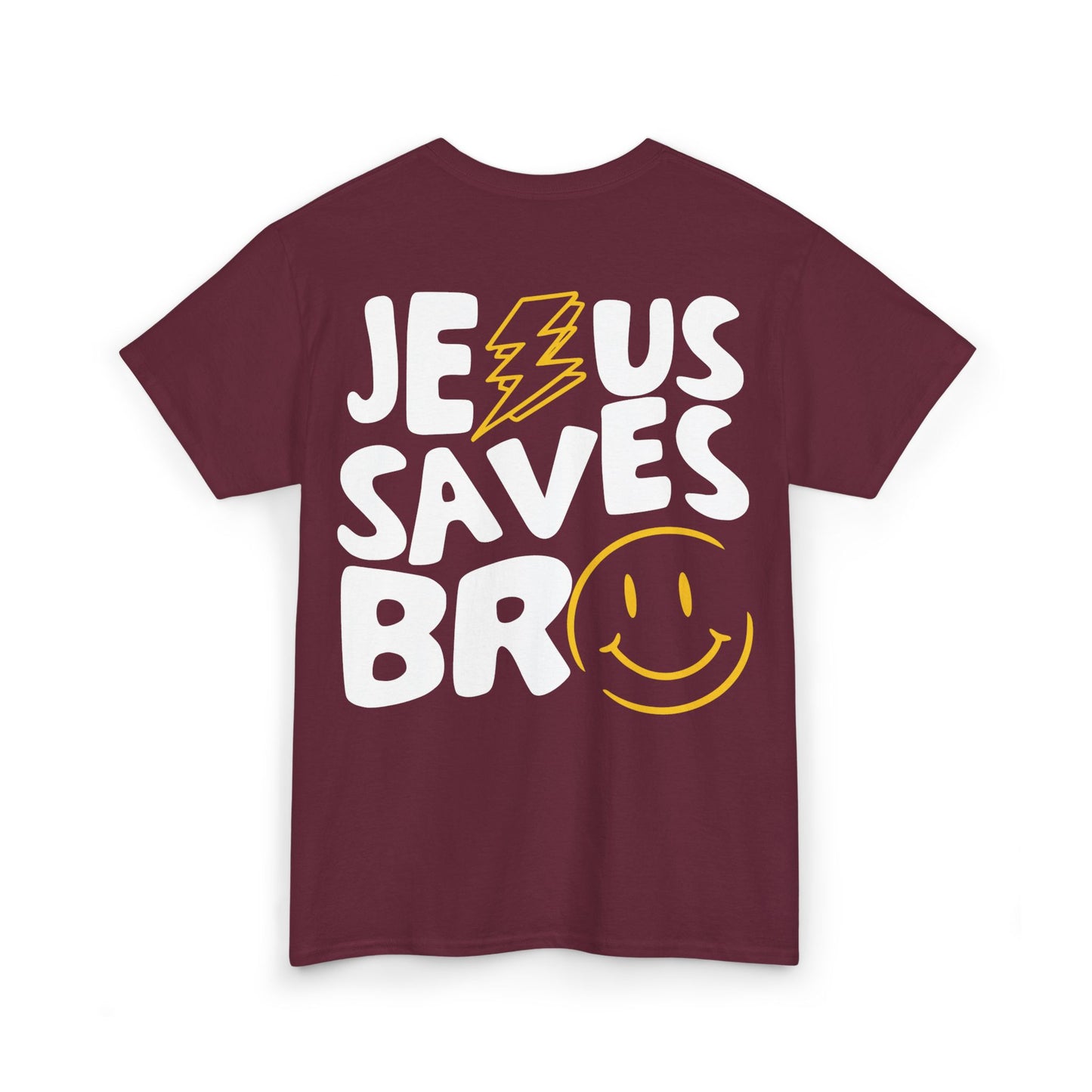 Jesus Saves Bro Heavy Cotton Tee
