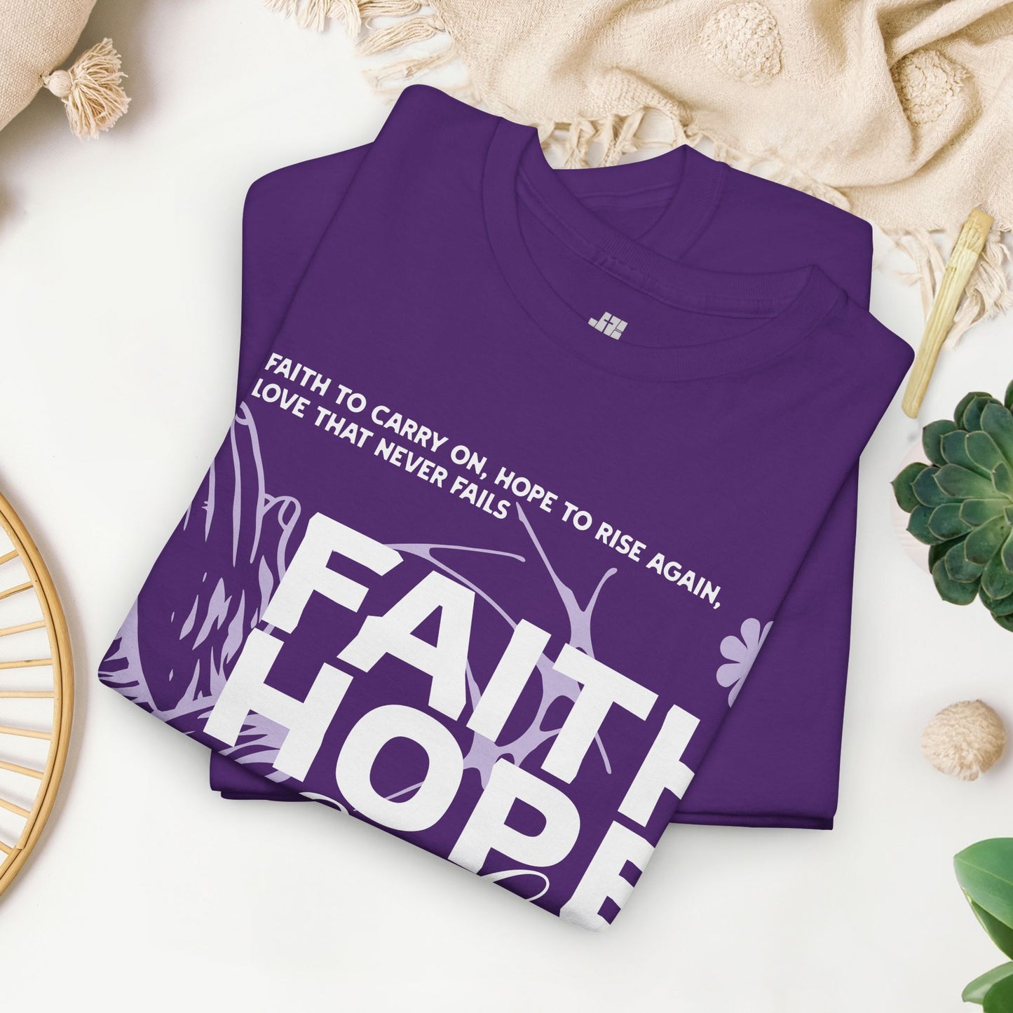 Faith Hope Love Heavy Cotton Tee