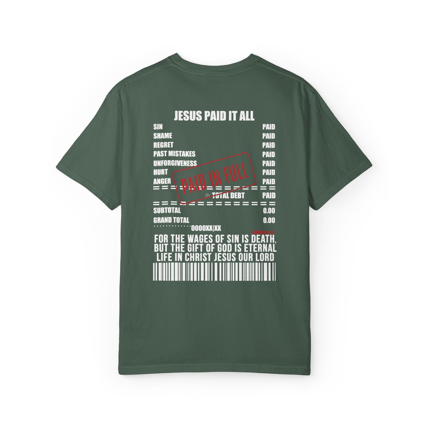 Jesus Paid the Price Comfort Colors Shirt