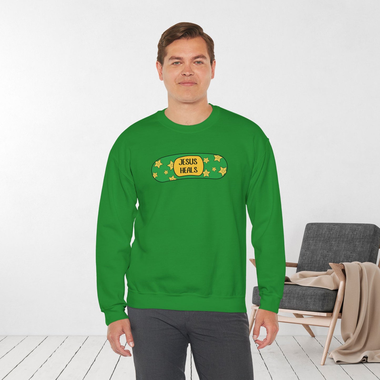 Jesus Heals Sweatshirt