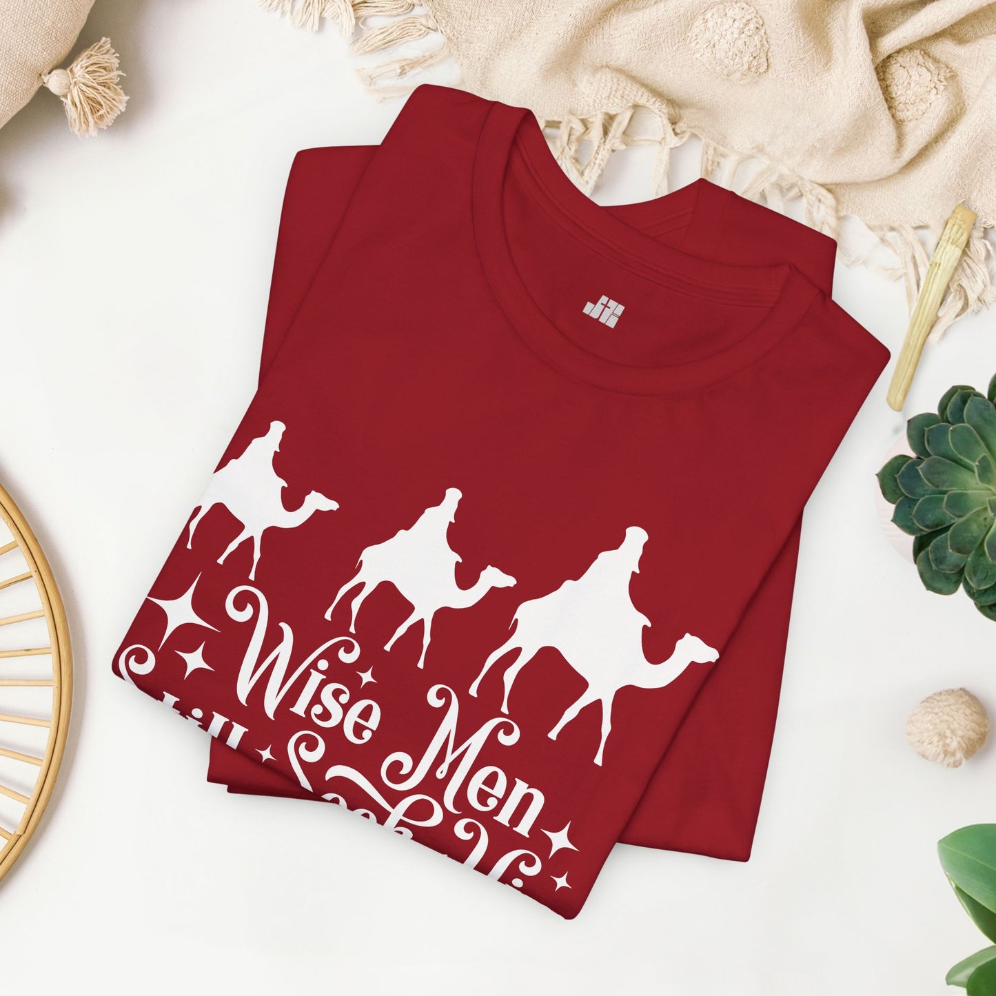 Wise Men Still Seek Him Soft Cotton Tee - Christian Christmas Shirt