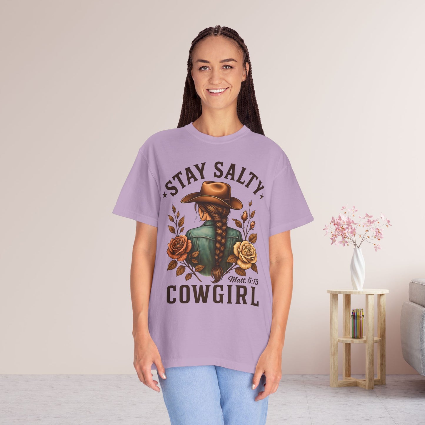 Stay Salty Cowgirl Comfort Colors Shirt