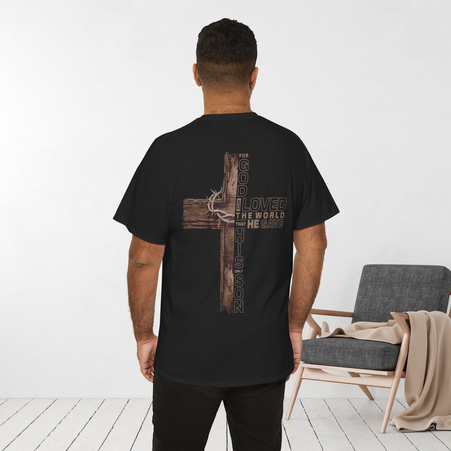 John 3:16 Heavy Cotton Tee