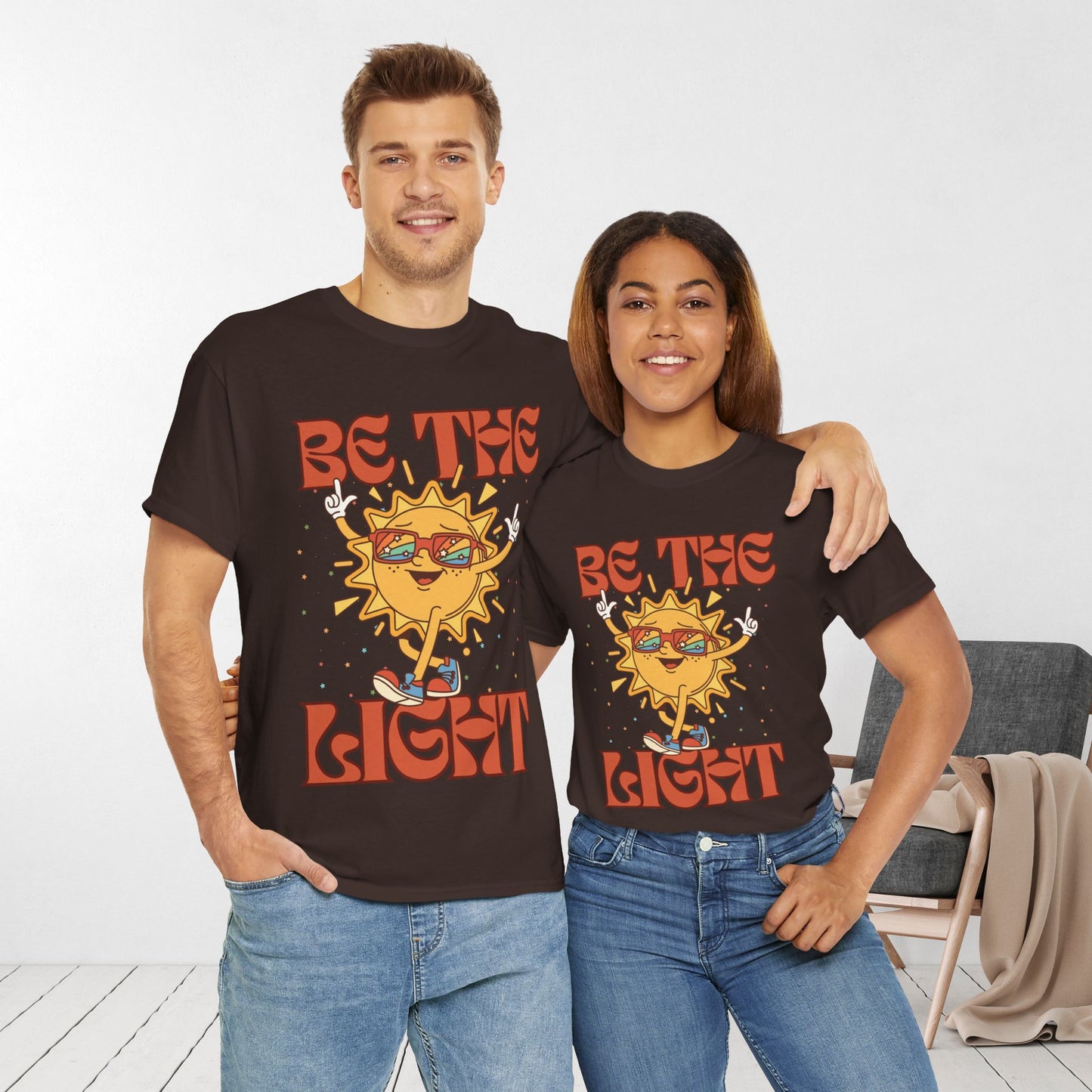 Be The Light Heavy Cotton Tee