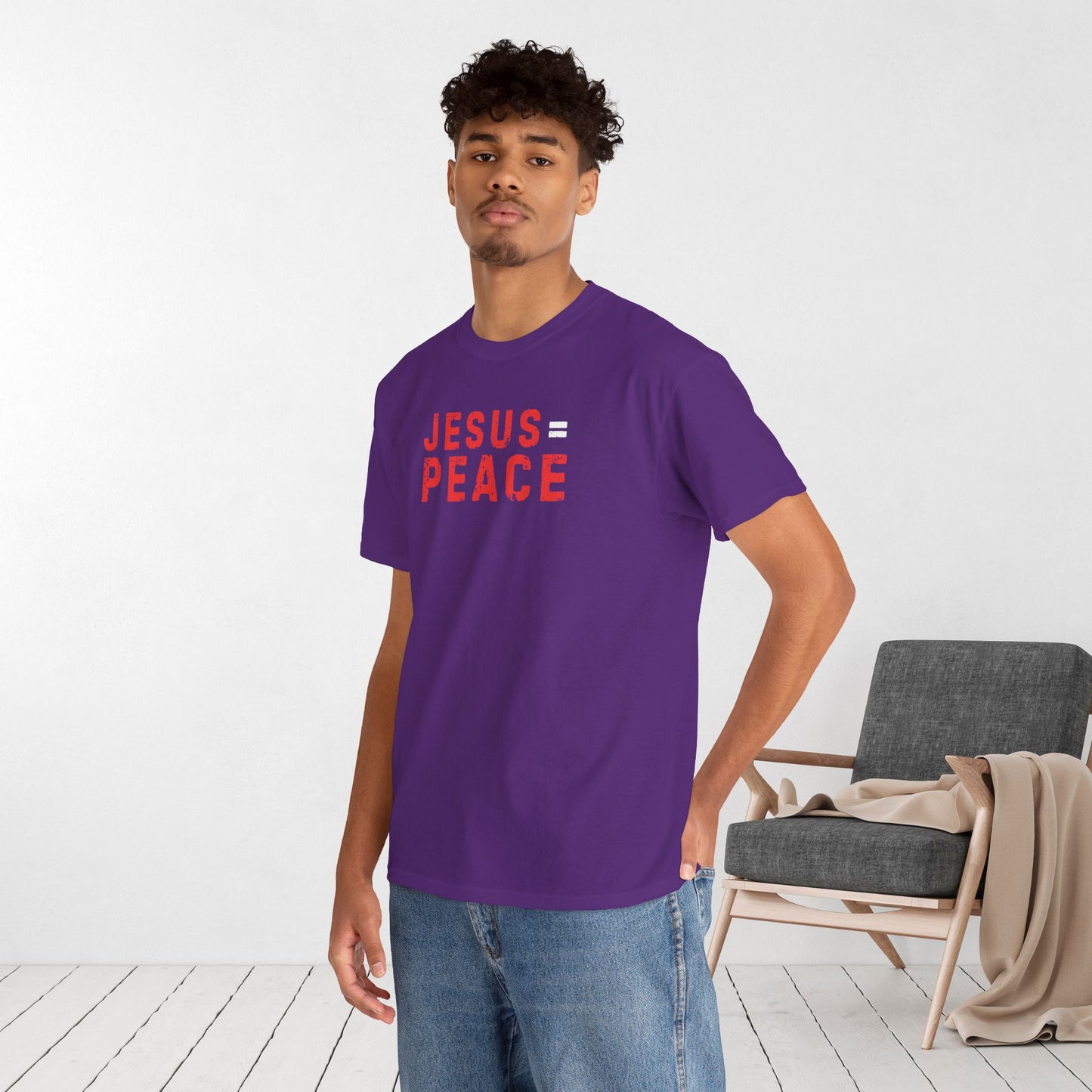 Jesus is Peace Heavy Cotton Tee