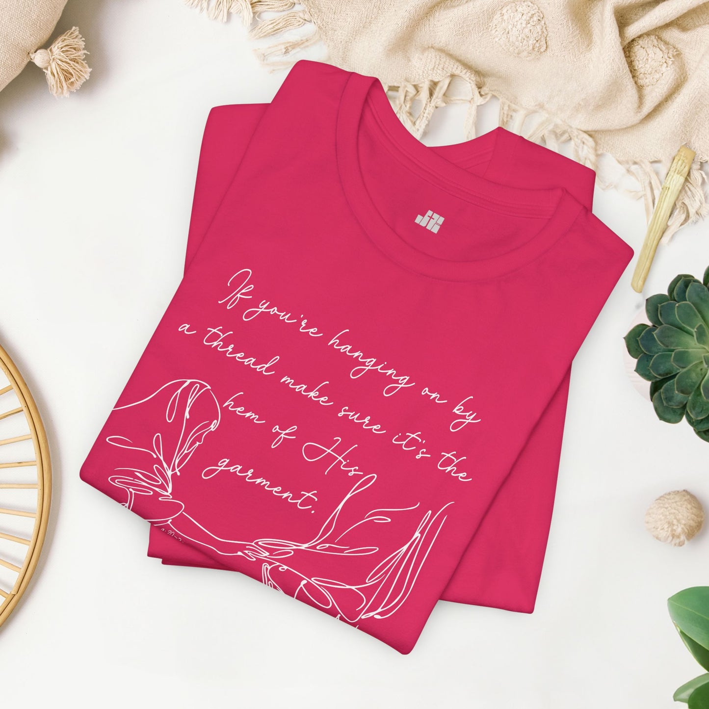 If You’re Hanging On By a Thread... Soft Cotton Tee