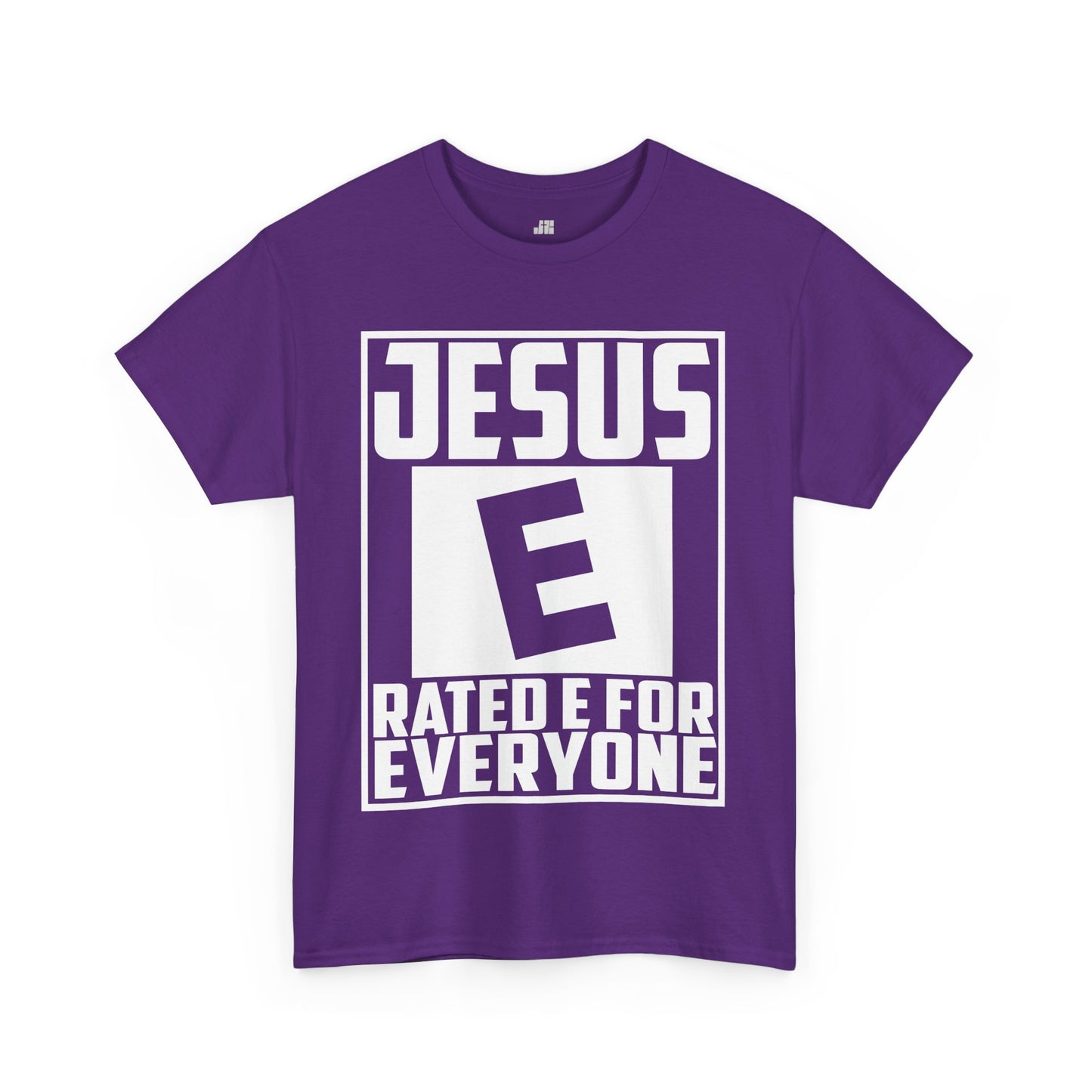 Jesus Rated E for Everyone Heavy Cotton Tee