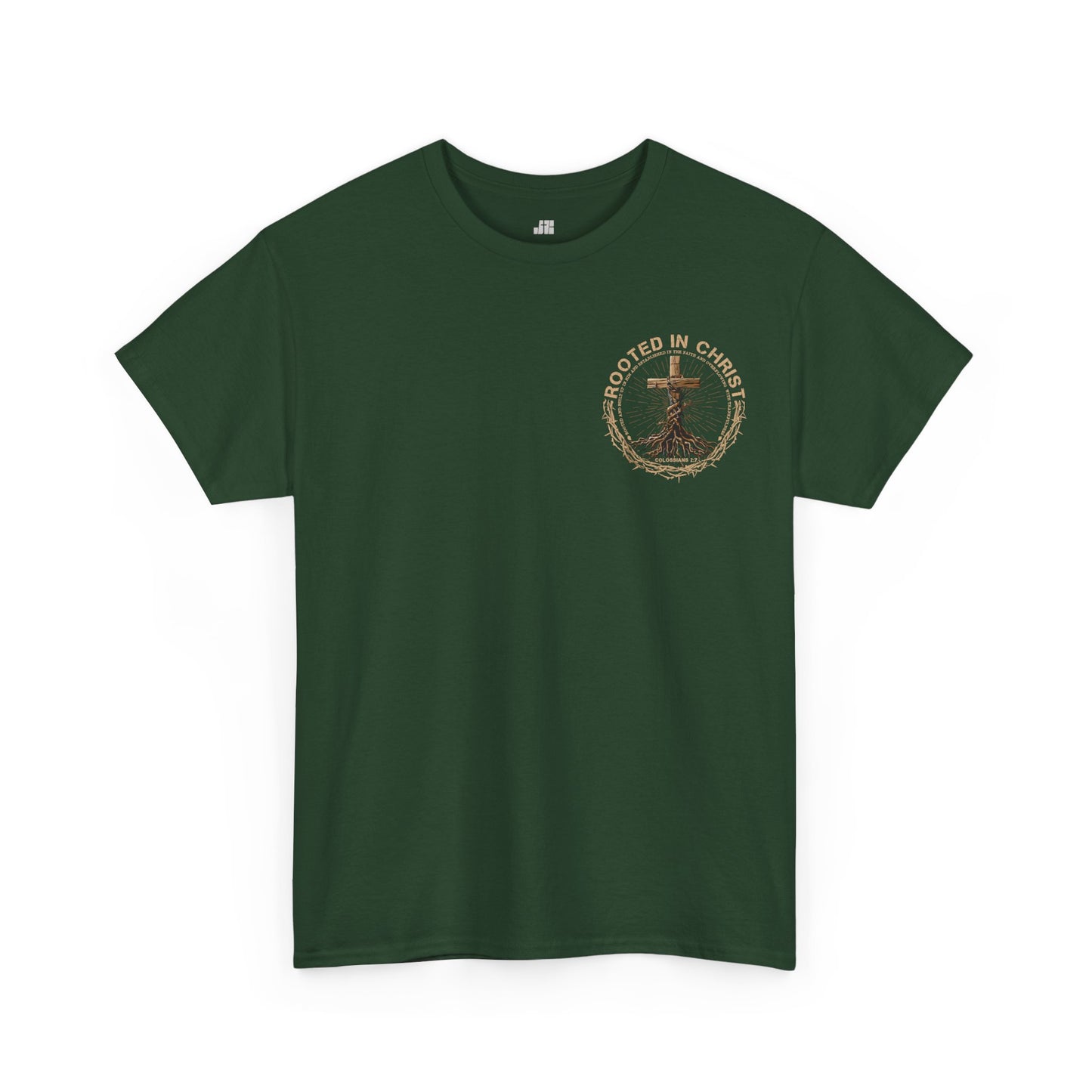 Rooted in Christ Heavy Cotton Tee