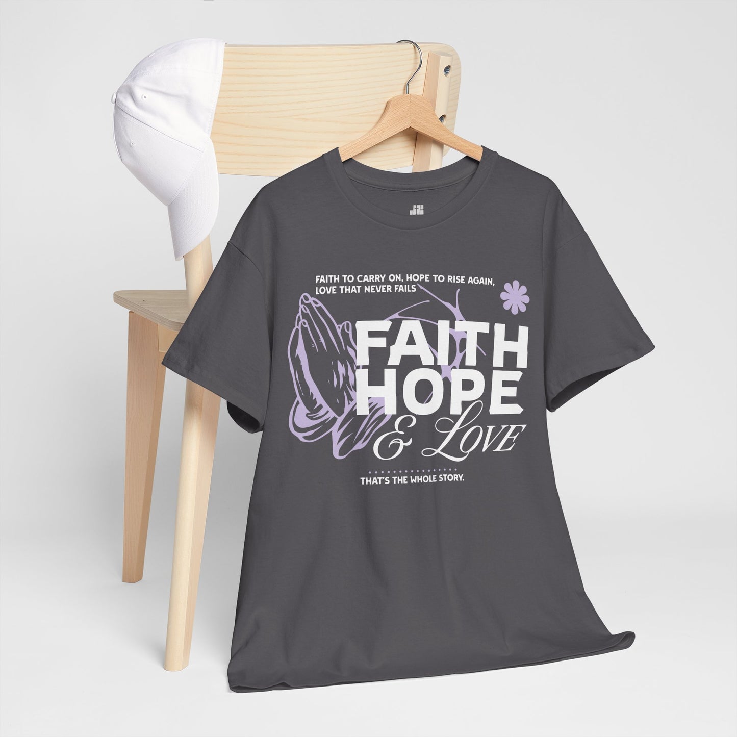 Faith Hope Love Heavy Cotton Tee