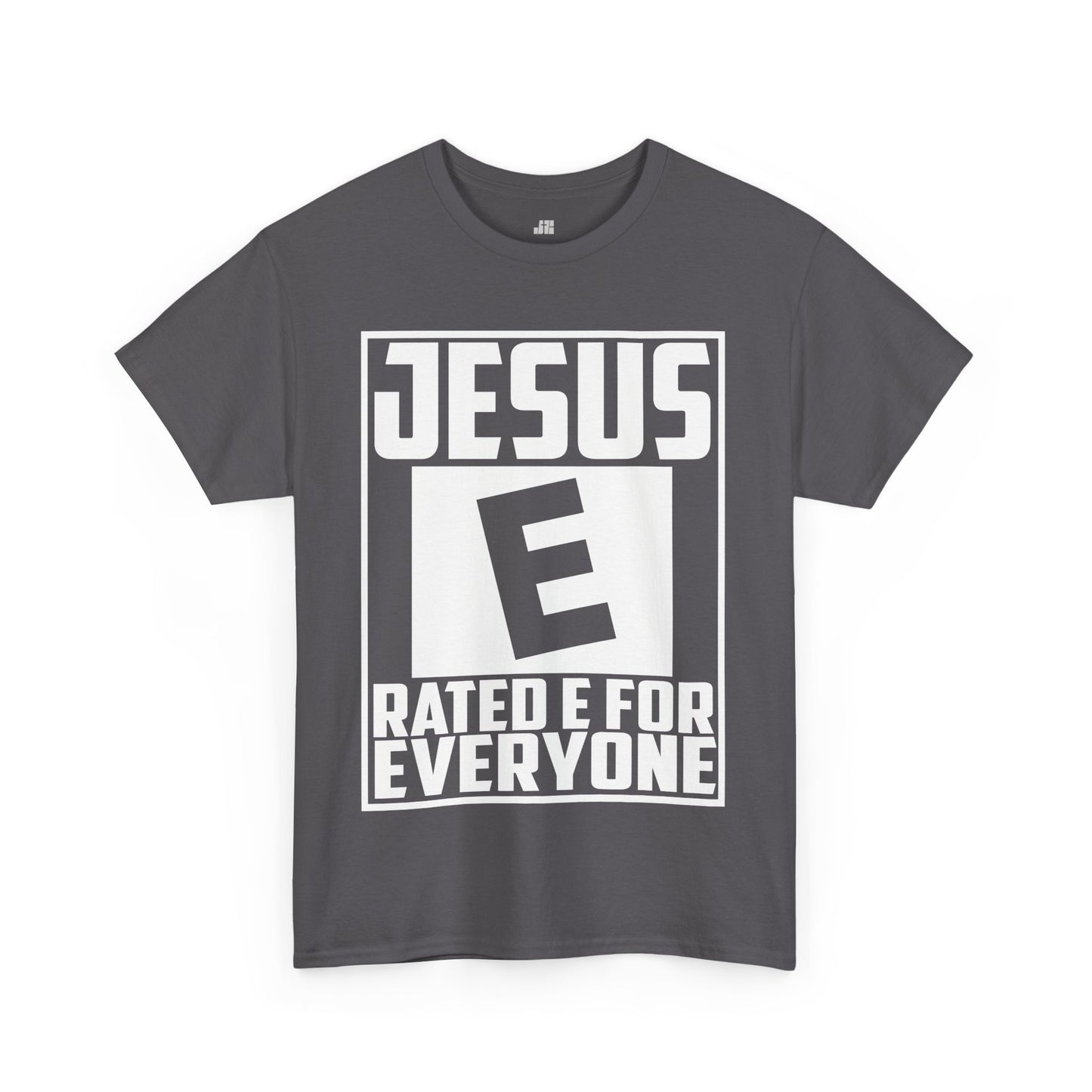 Jesus Rated E for Everyone Heavy Cotton Tee