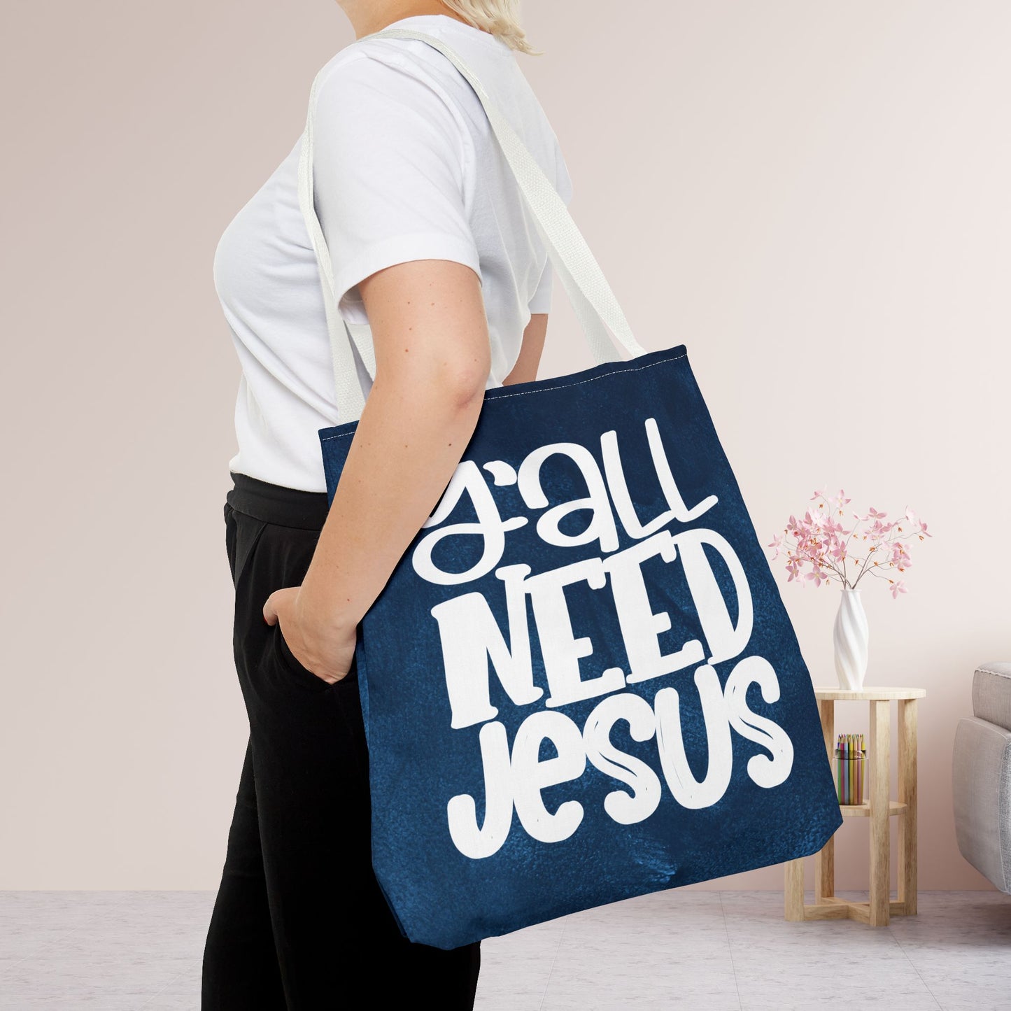 Y'all Need Jesus Tote Bag - Christian Tote Bag