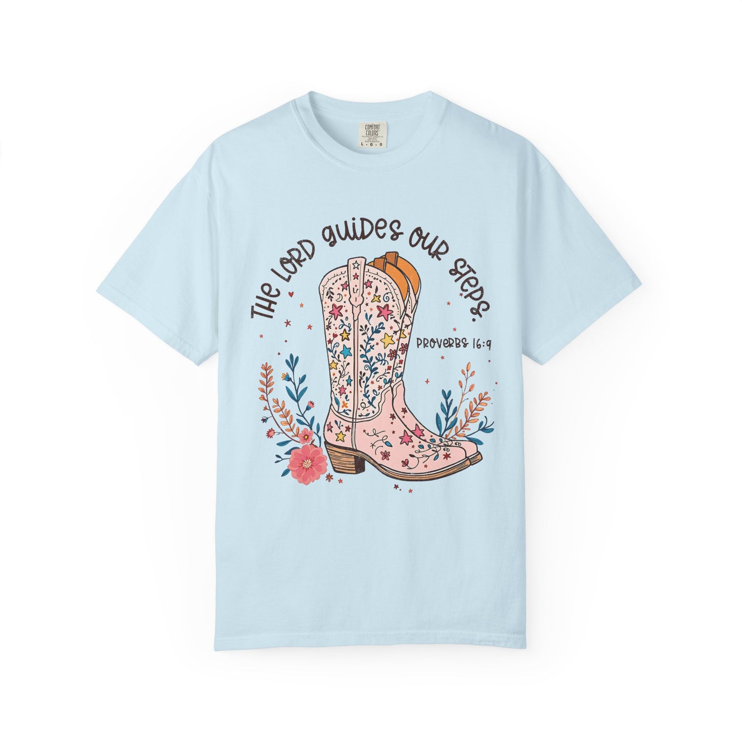 The Lord Guides Our Steps Comfort Colors Shirt