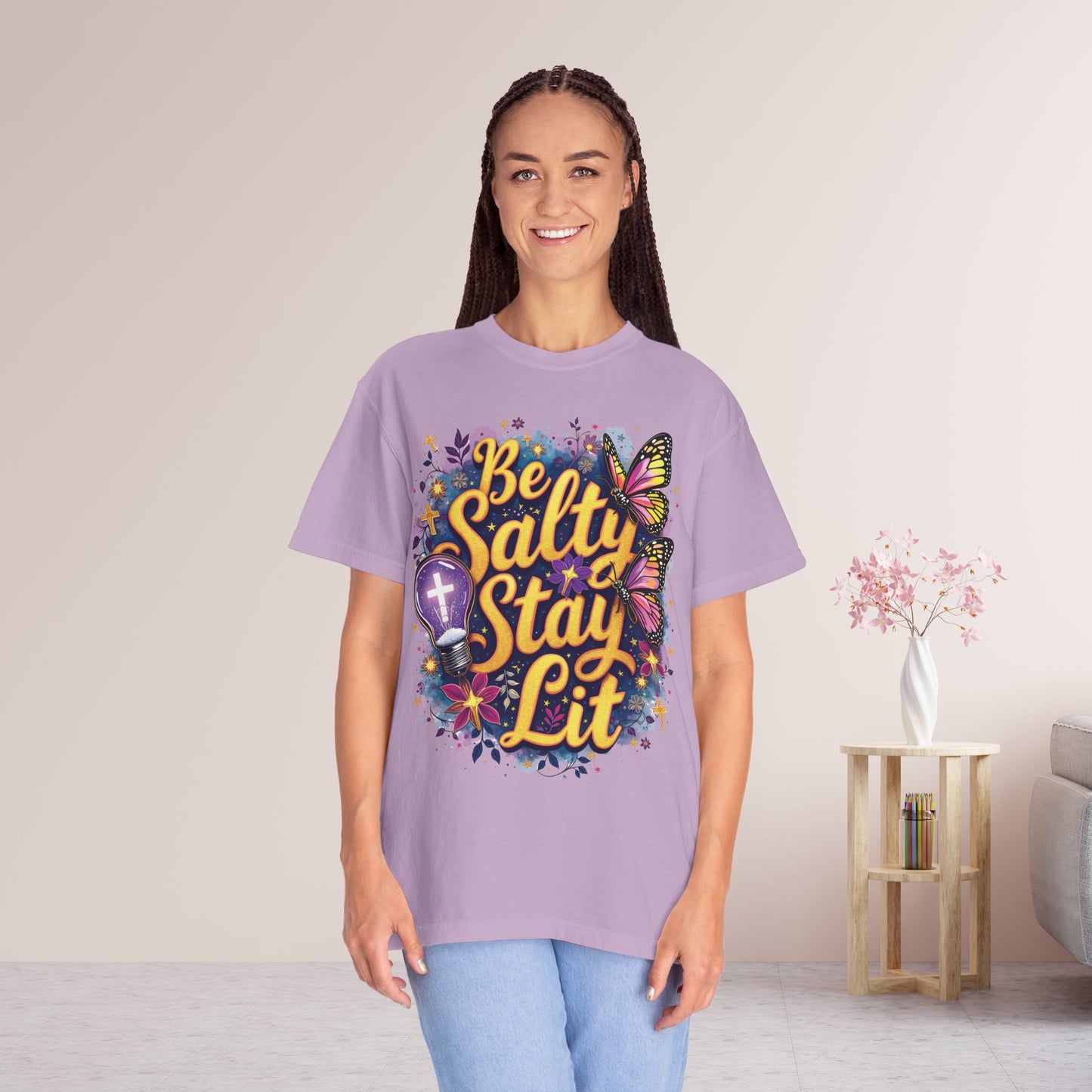 Be Salty Stay Lit Comfort Colors Shirt