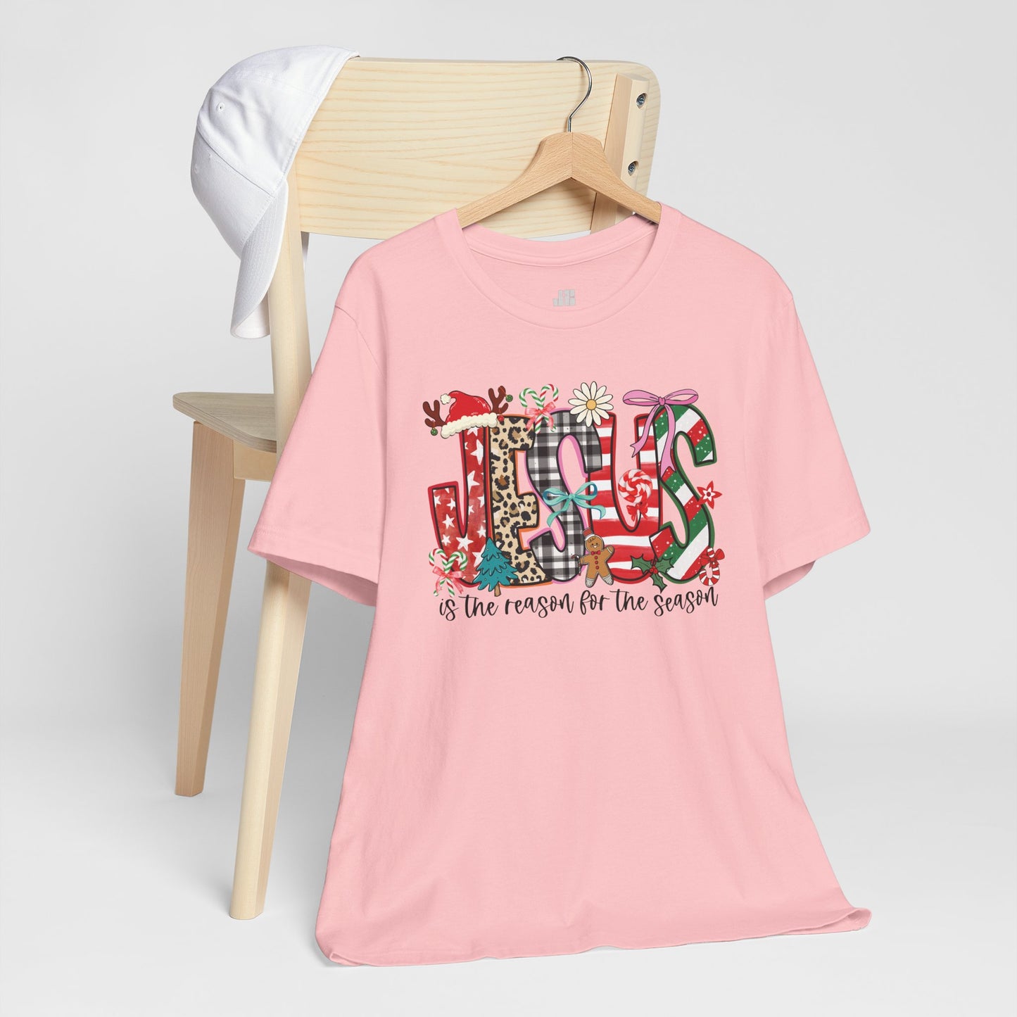 Jesus Is The Reason For The Season Soft Cotton Tee - Christian Christmas Shirt