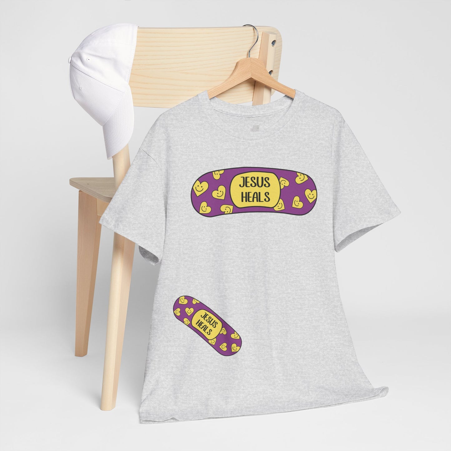 Jesus Heals Heavy Cotton Tee