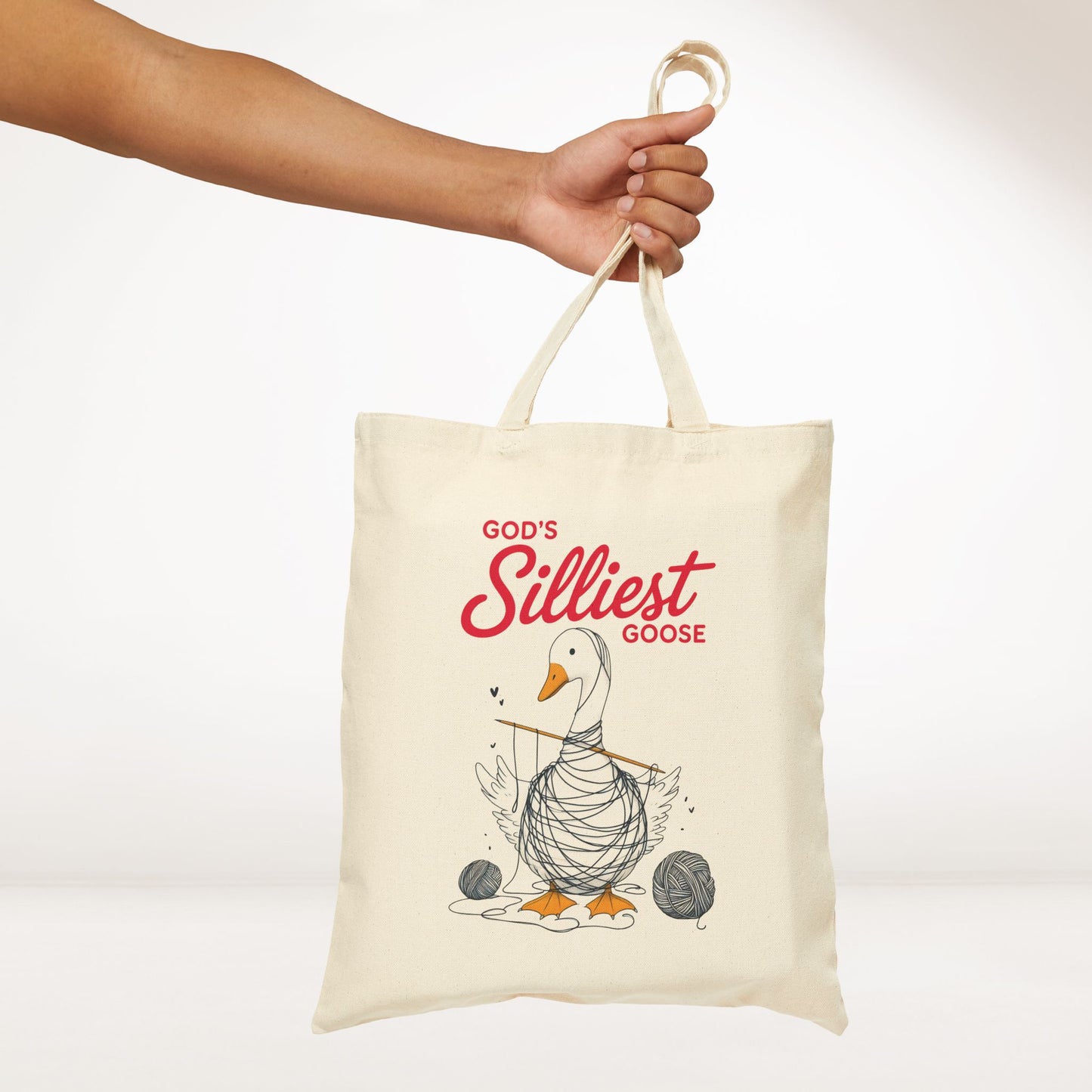 God's Silliest Goose Canvas Tote Bag
