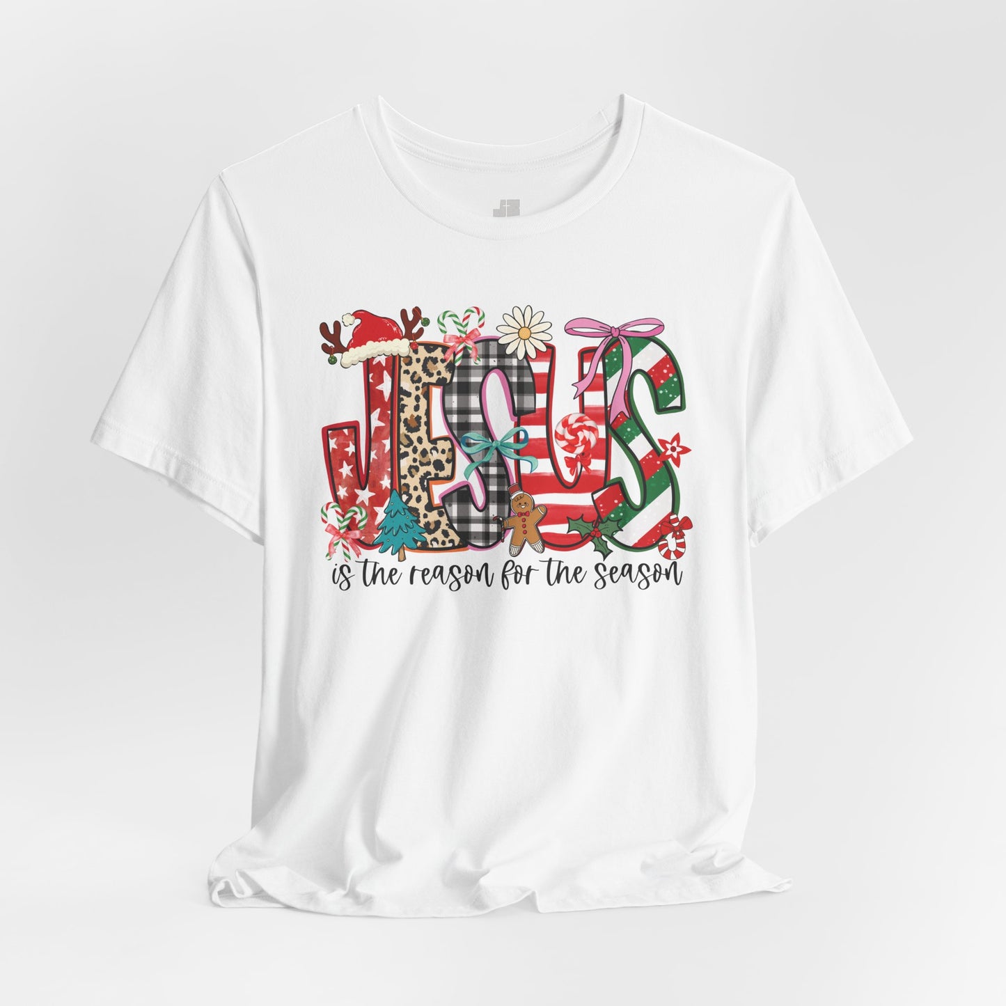 Jesus Is The Reason For The Season Soft Cotton Tee - Christian Christmas Shirt