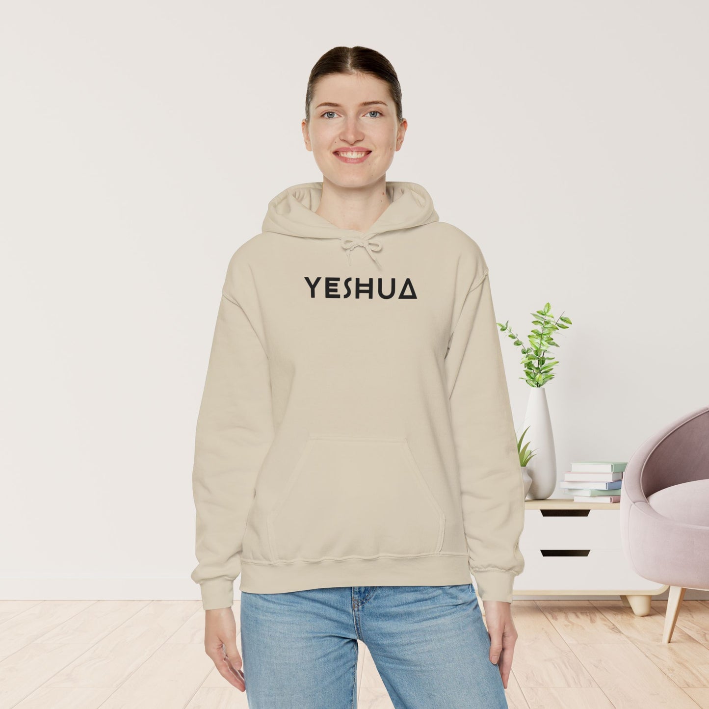 YESHUA Hoodie - Minimalist Christian Hoodie