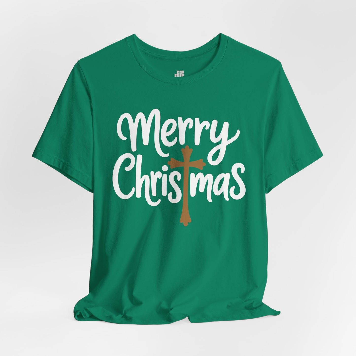 Merry Christmas Soft Cotton Tee - Christian Christmas Shirt