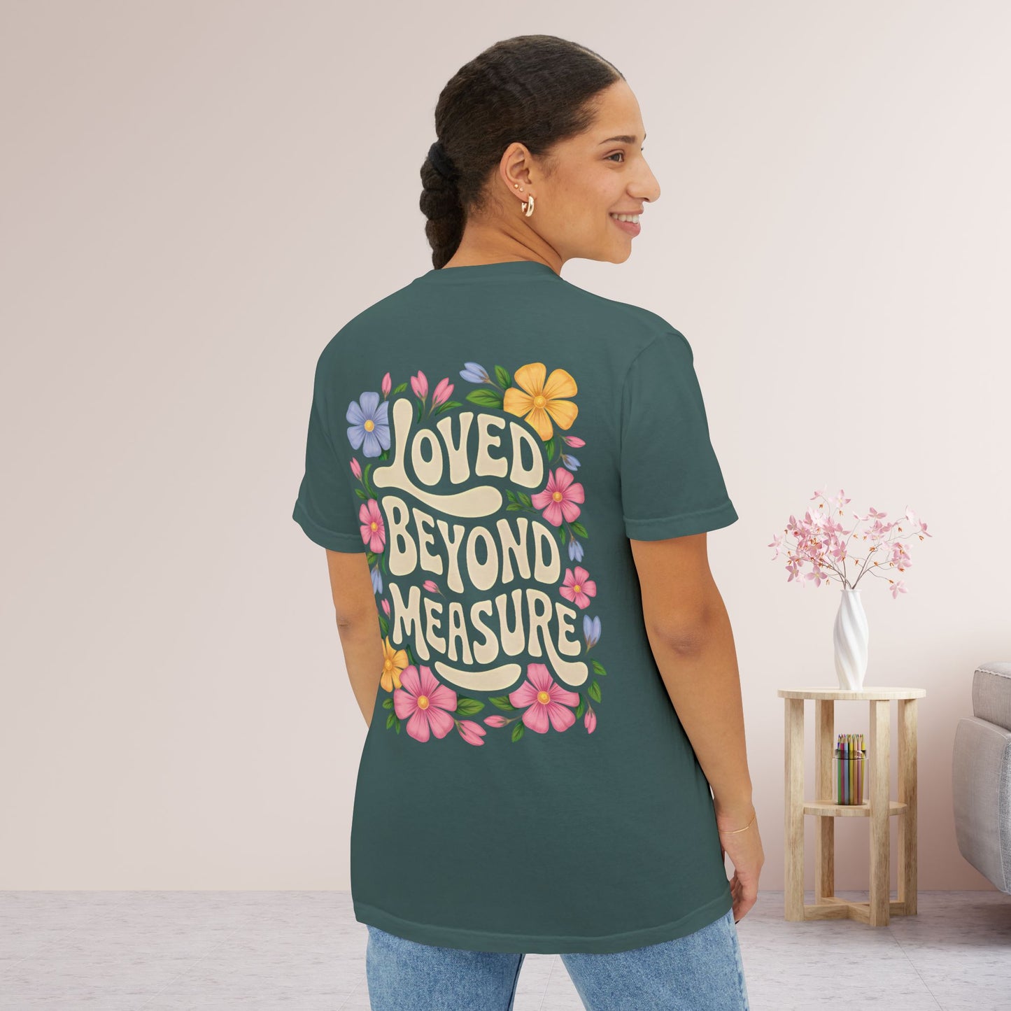Loved Beyond Measure Comfort Colors Pocket T-Shirt
