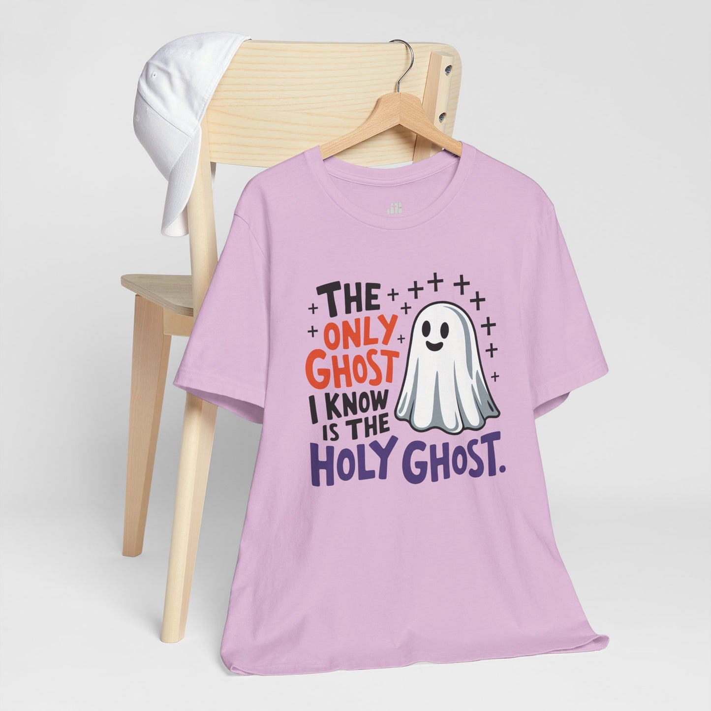 The Only Ghost I Know Is The Holy Ghost Soft Cotton Tee - Christian Shirt