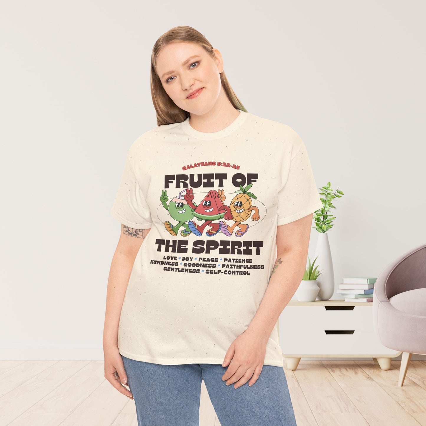 Fruit of The Spirit Heavy Cotton Tee