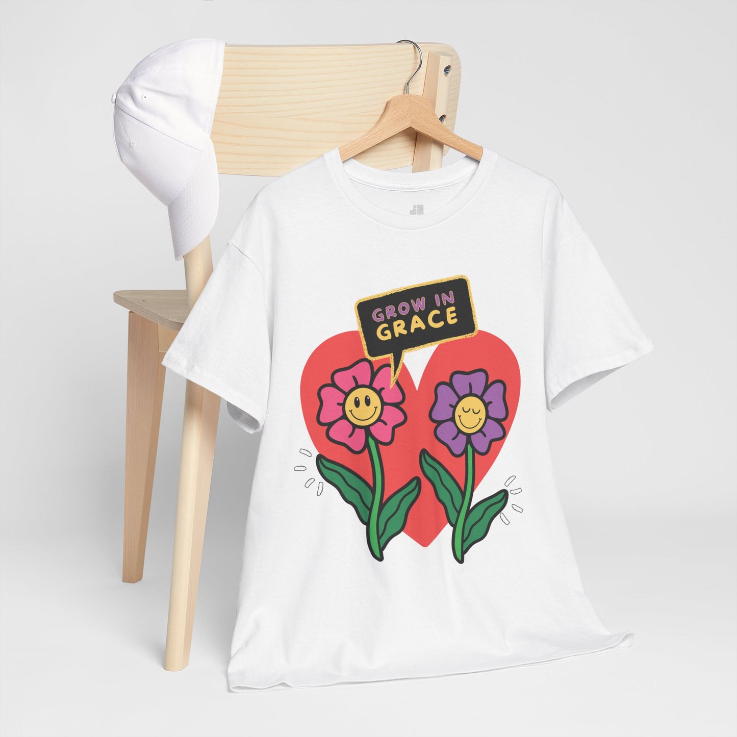 Grow In Grace Heavy Cotton Tee