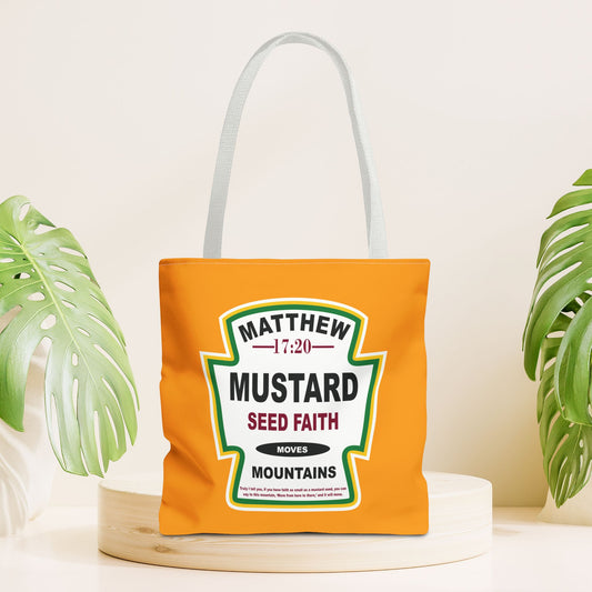 Mustard Seed Faith Tote Bag - 16"