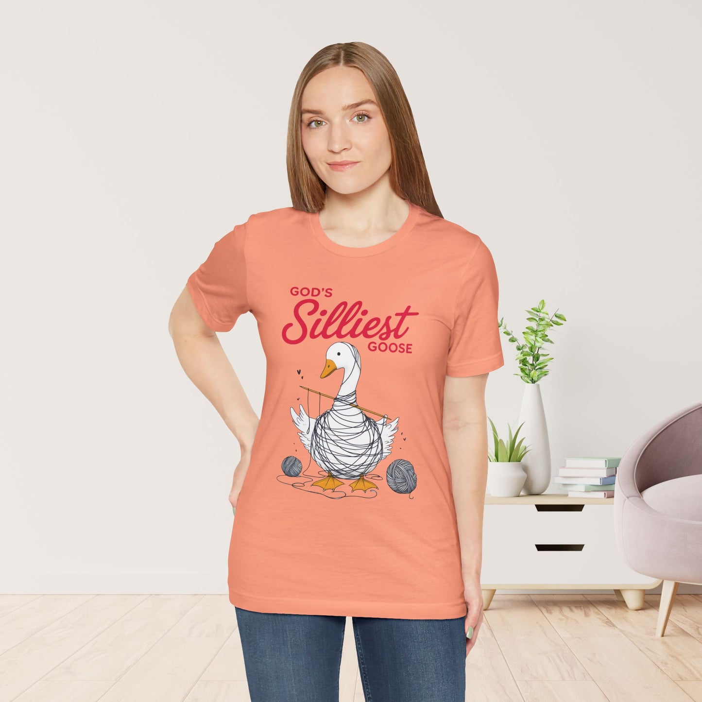 God's Silliest Goose Soft Cotton Tee - Christian Shirt