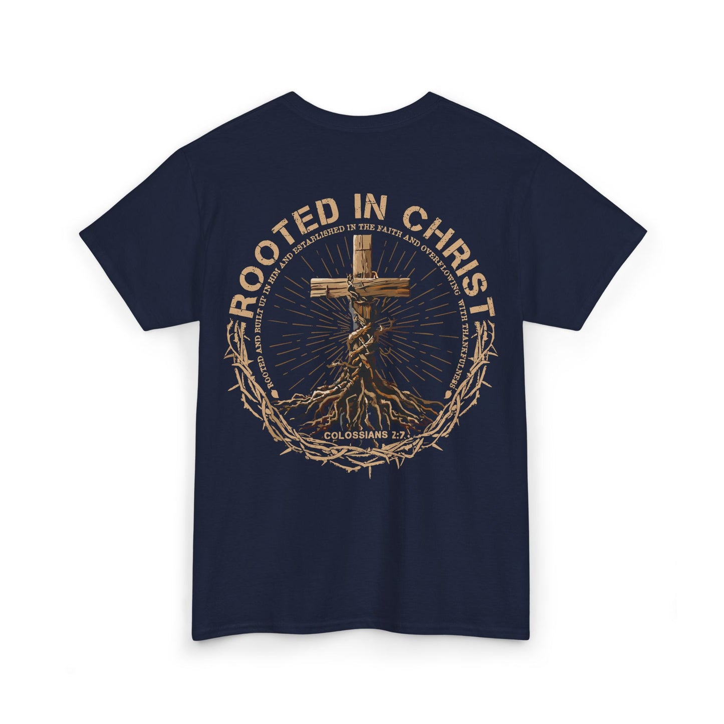 Rooted in Christ Heavy Cotton Tee