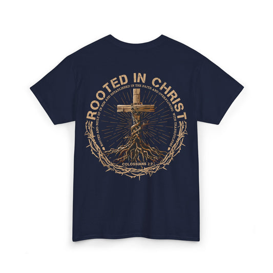Rooted in Christ Heavy Cotton Tee