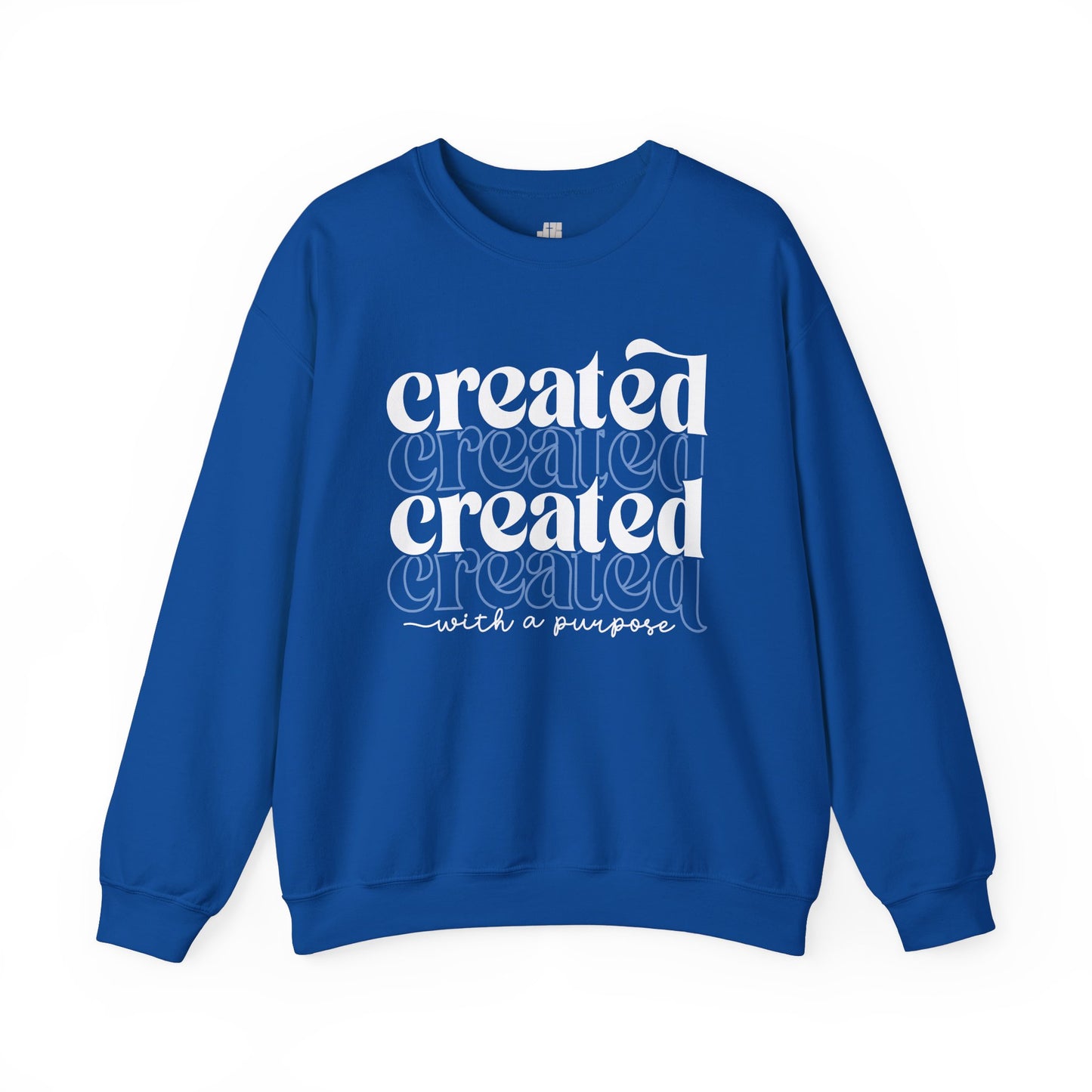 Created With a Purpose Sweatshirt - Christian Mom Sweatshirt