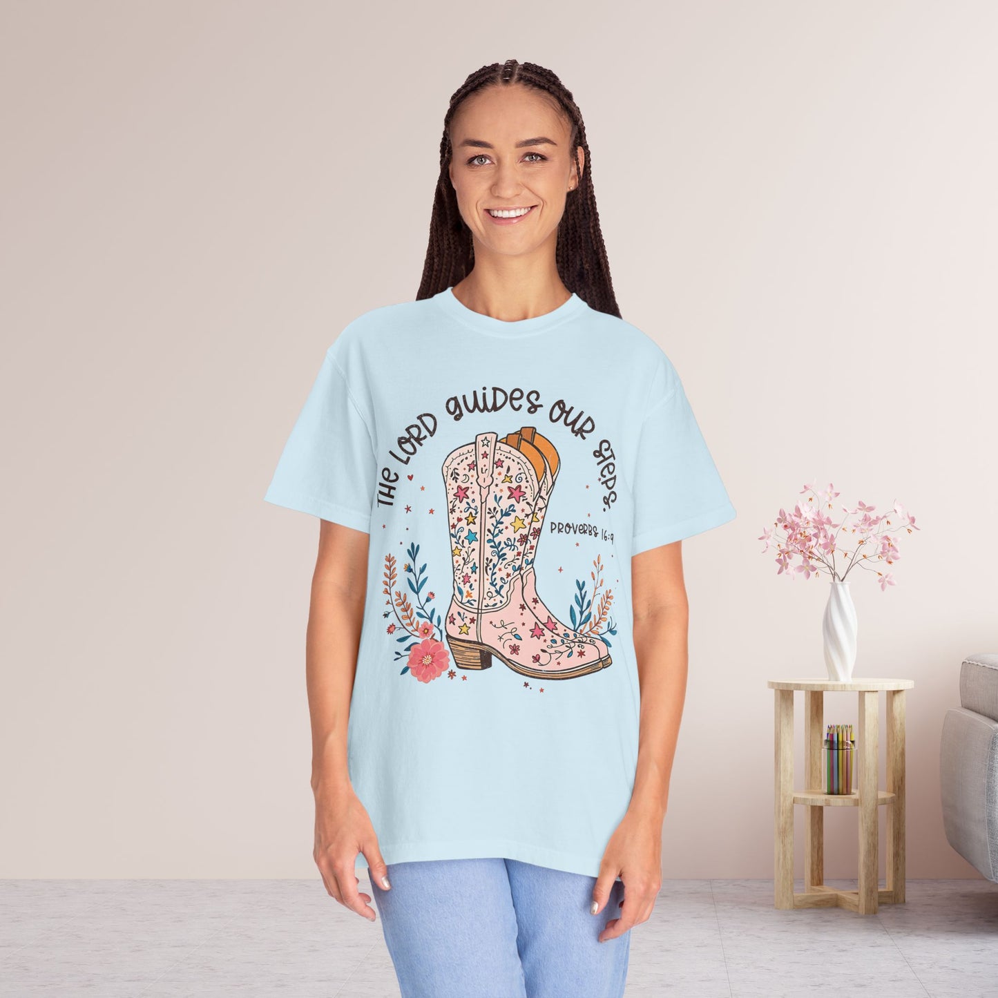 The Lord Guides Our Steps Comfort Colors Shirt