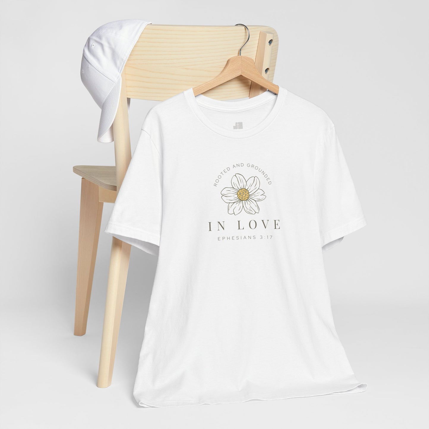 Rooted and Grounded in Love Soft Cotton Tee