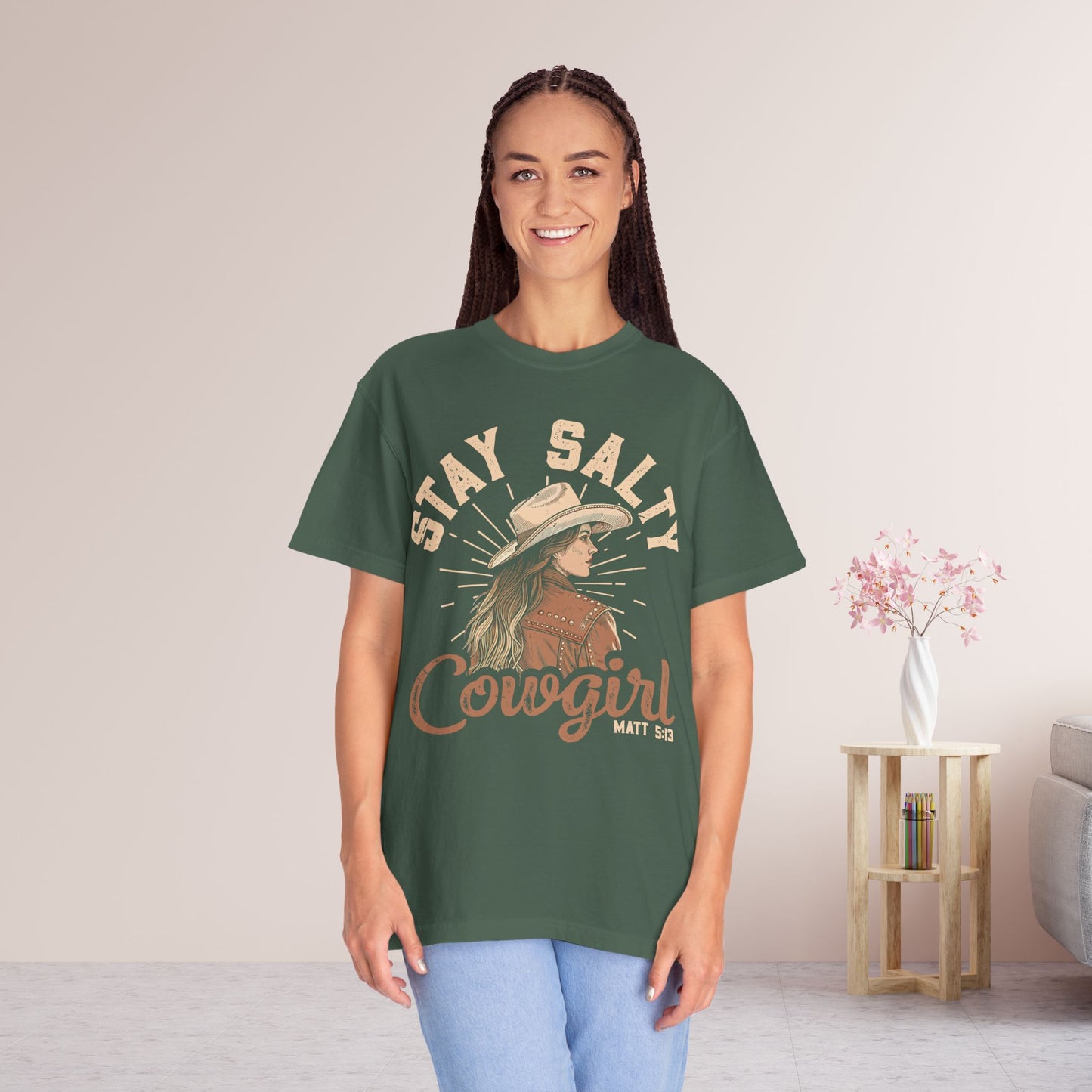 Stay Salty Cowgirl Comfort Colors Shirt