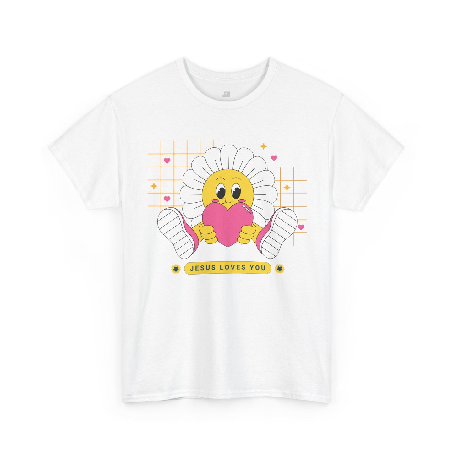 Jesus Loves You Heavy Cotton Tee