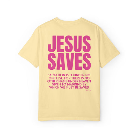 Jesus Saves Comfort Colors Shirt