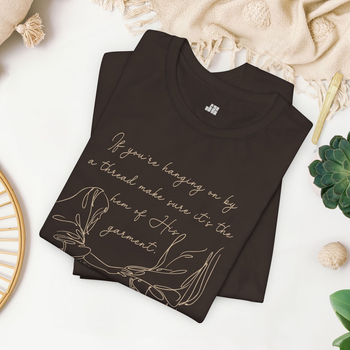 If You’re Hanging On By a Thread... Soft Cotton Tee