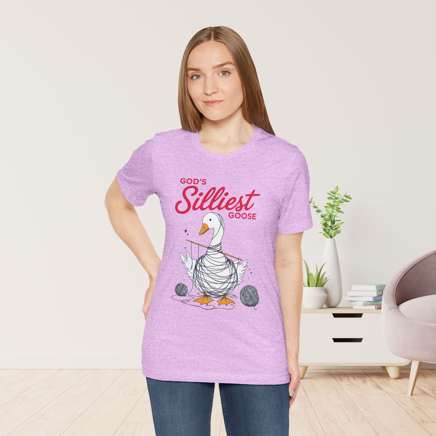 God's Silliest Goose Soft Cotton Tee - Christian Shirt