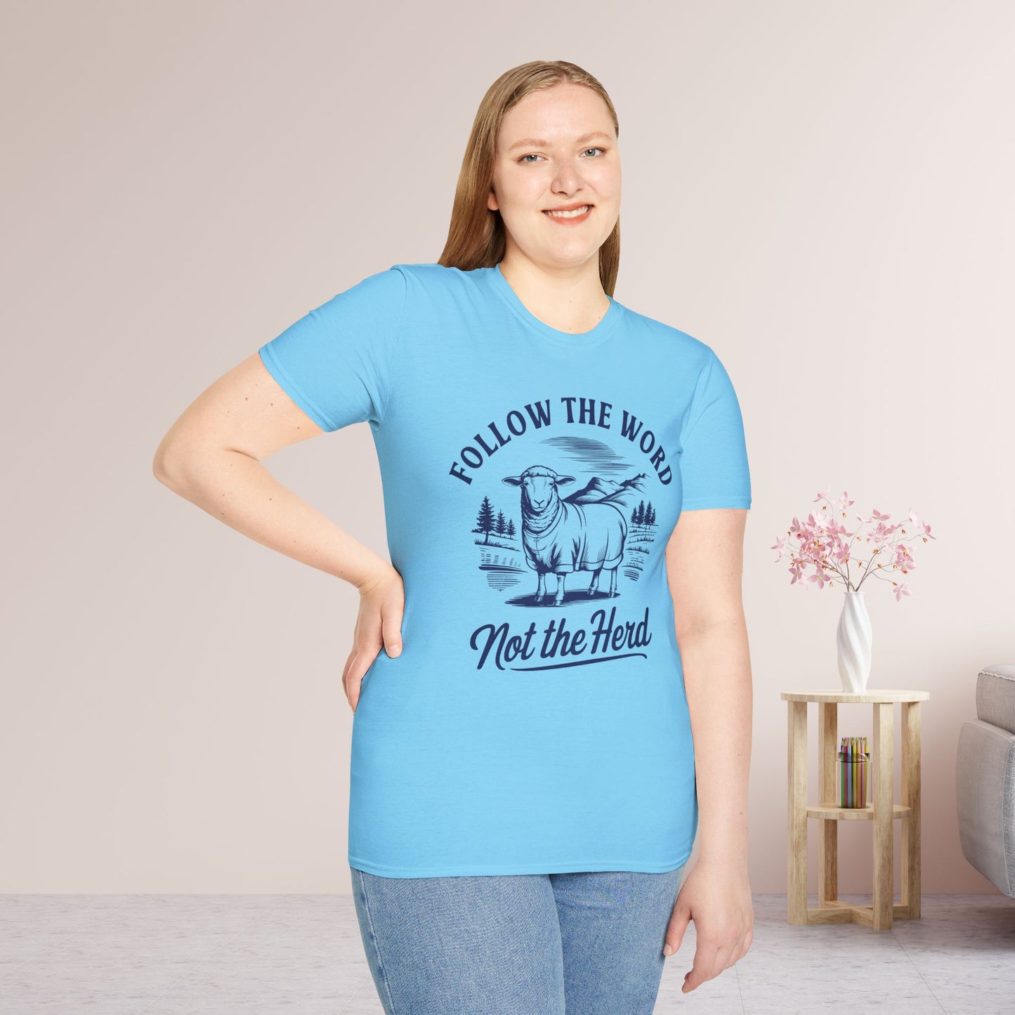 Follow the Word Not The Herd Softstyle T-shirt