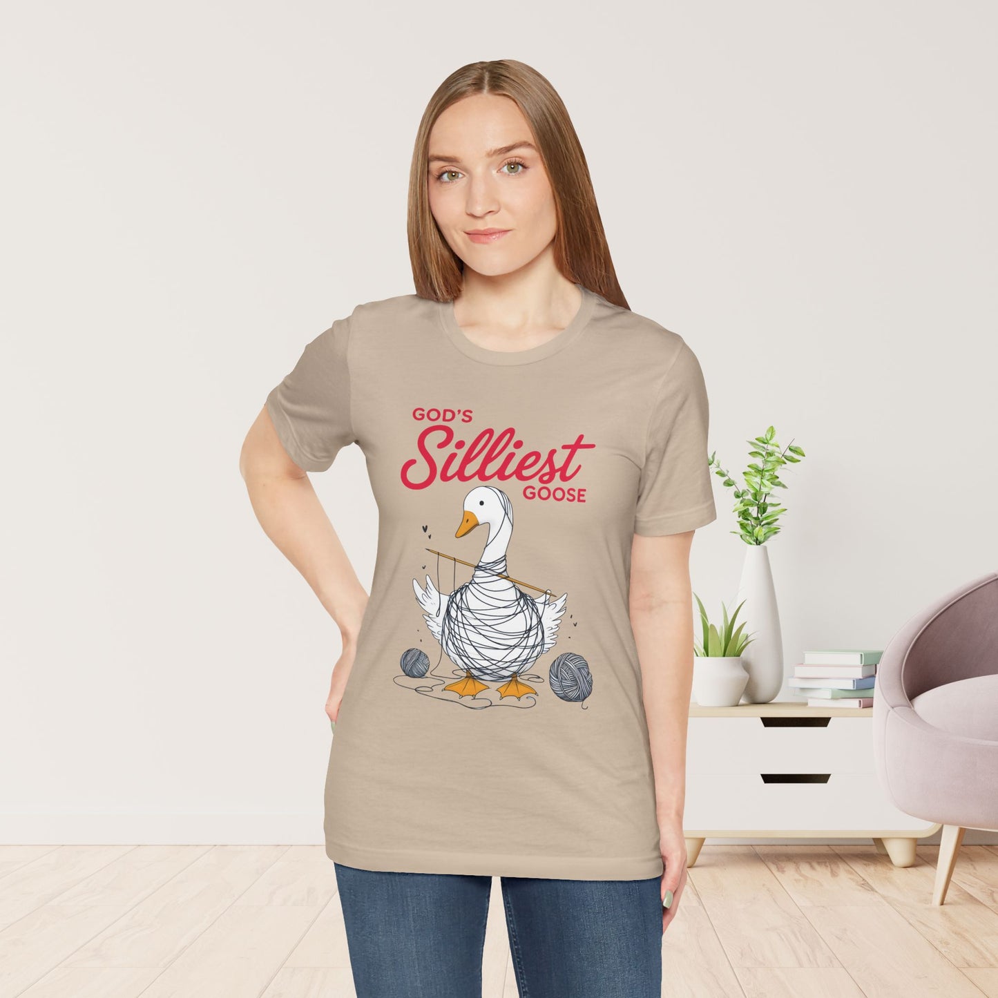 God's Silliest Goose Soft Cotton Tee - Christian Shirt