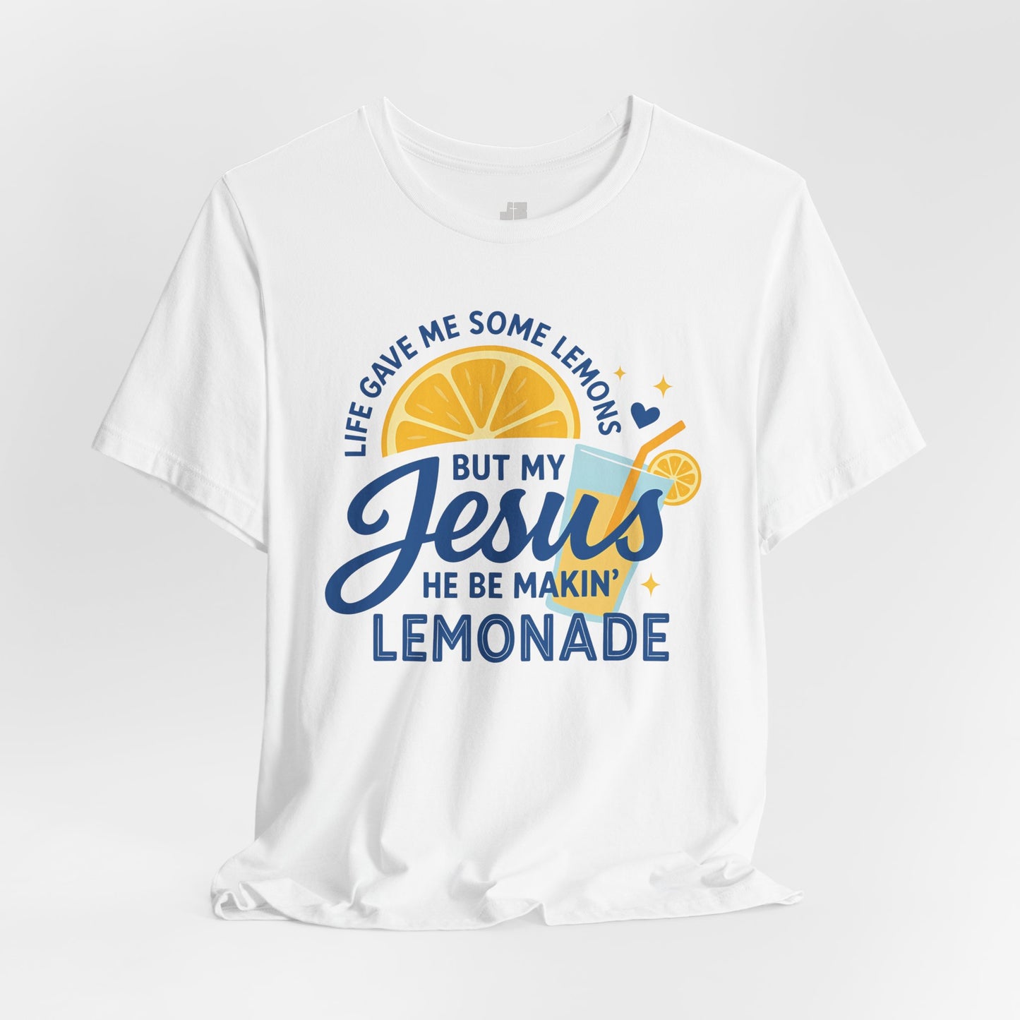 Life Gave Me Lemons But My Jesus Makes Lemonade Soft Cotton Tee